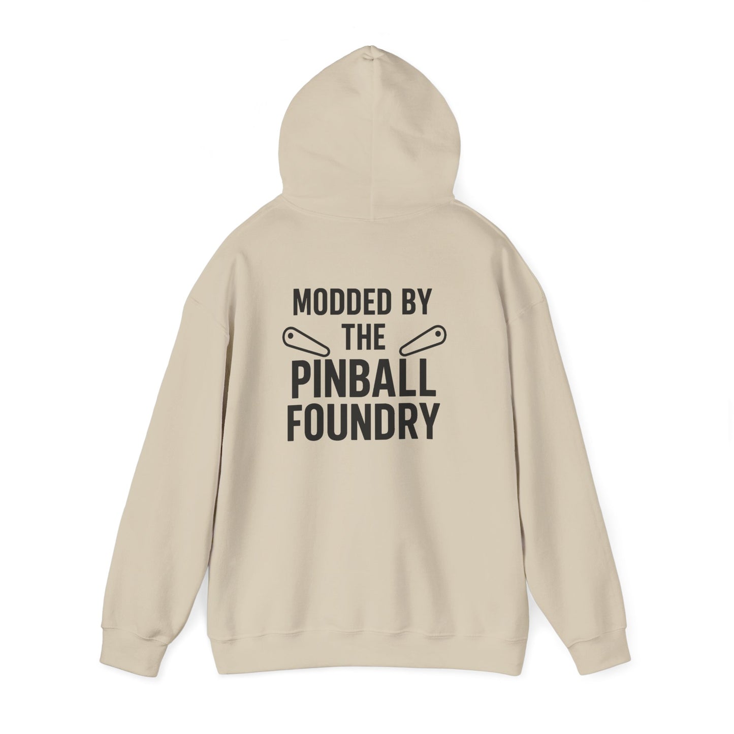 The Pinball Foundry Hoodie, Gaming Sweatshirt, Unisex Hooded Sweatshirt, Perfect Gift for Gamers, Casual Wear, Arcade Lover Apparel