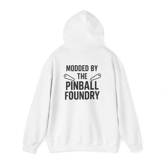 The Pinball Foundry Hoodie, Gaming Sweatshirt, Unisex Hooded Sweatshirt, Perfect Gift for Gamers, Casual Wear, Arcade Lover Apparel