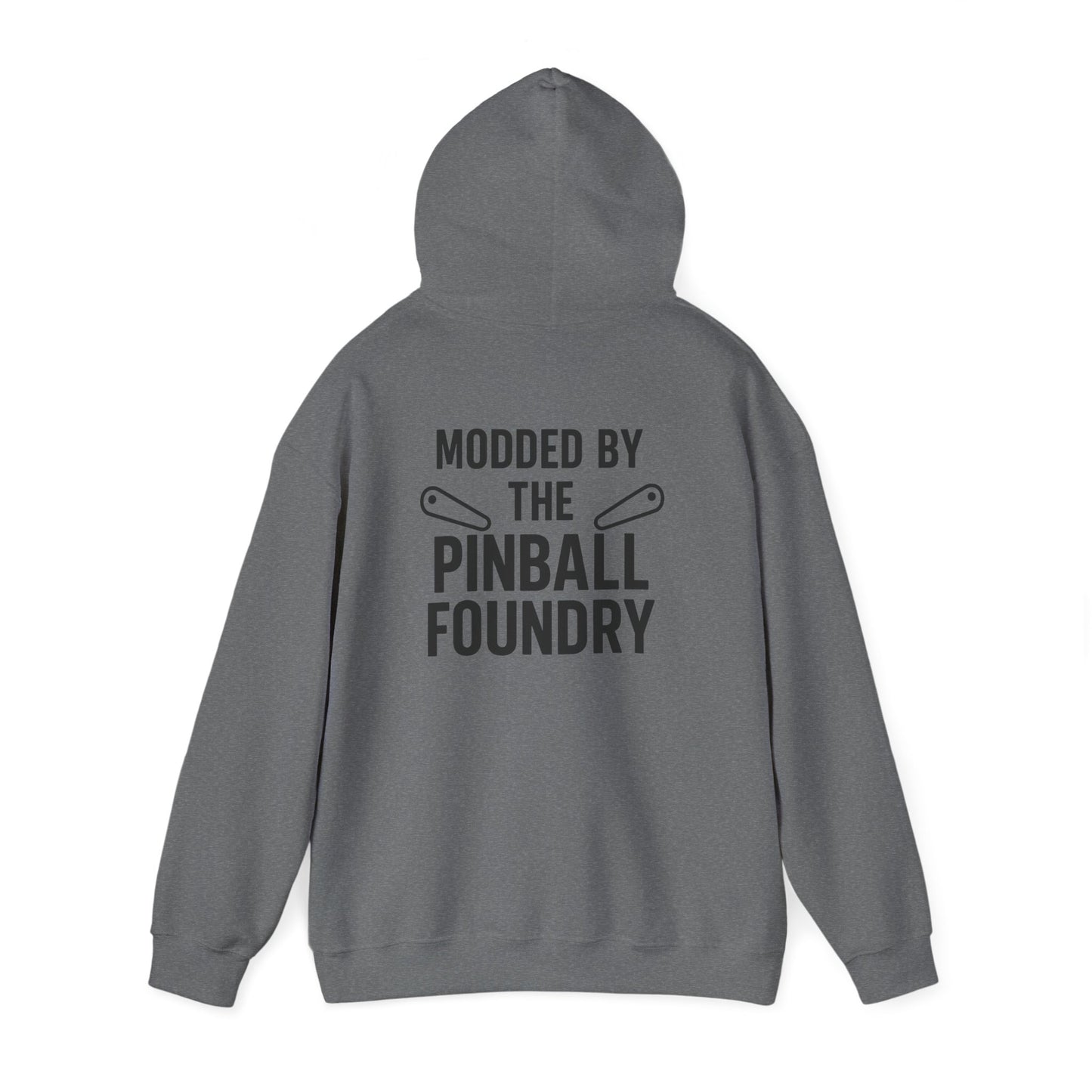 The Pinball Foundry Hoodie, Gaming Sweatshirt, Unisex Hooded Sweatshirt, Perfect Gift for Gamers, Casual Wear, Arcade Lover Apparel