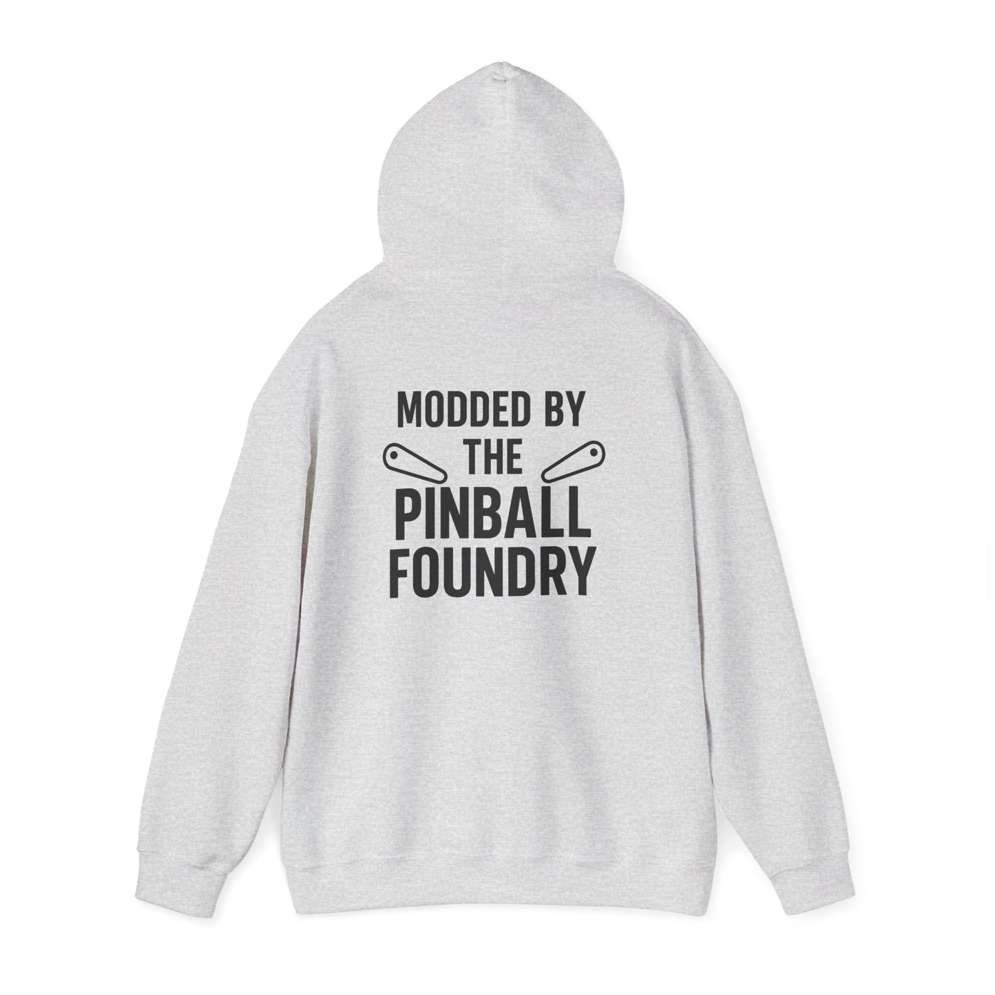The Pinball Foundry Hoodie, Gaming Sweatshirt, Unisex Hooded Sweatshirt, Perfect Gift for Gamers, Casual Wear, Arcade Lover Apparel