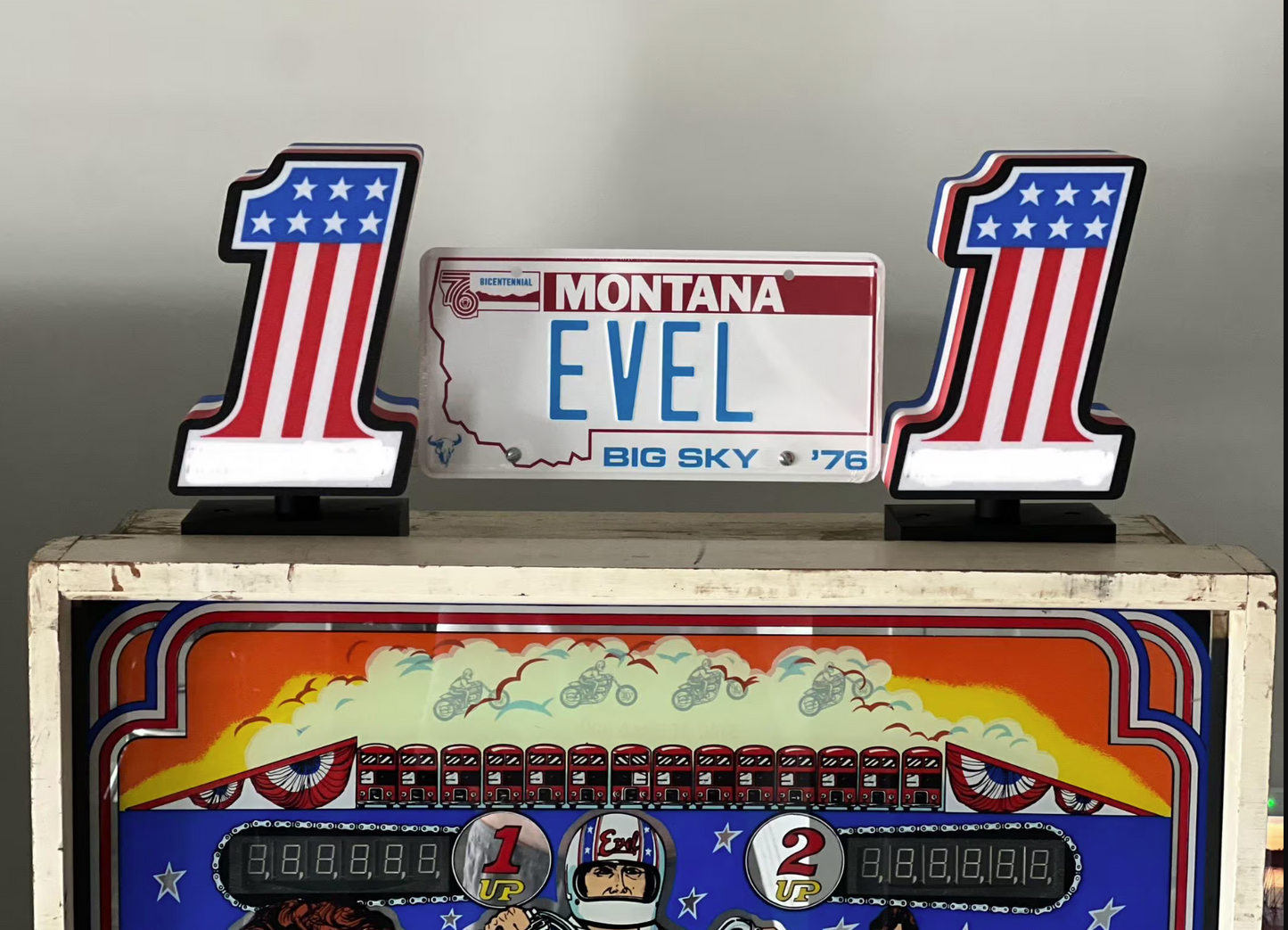 Evel Knievel Topper – Bally Pinball Tribute Mod