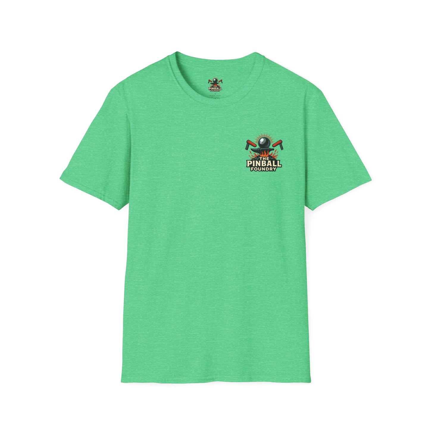 The Pinball Foundry Modded By Pinball Foundry, Gaming T-Shirt, Unisex Softstyle T-Shirt, Perfect Gift for Gamers, Casual Wear, Pinball Lover Apparel