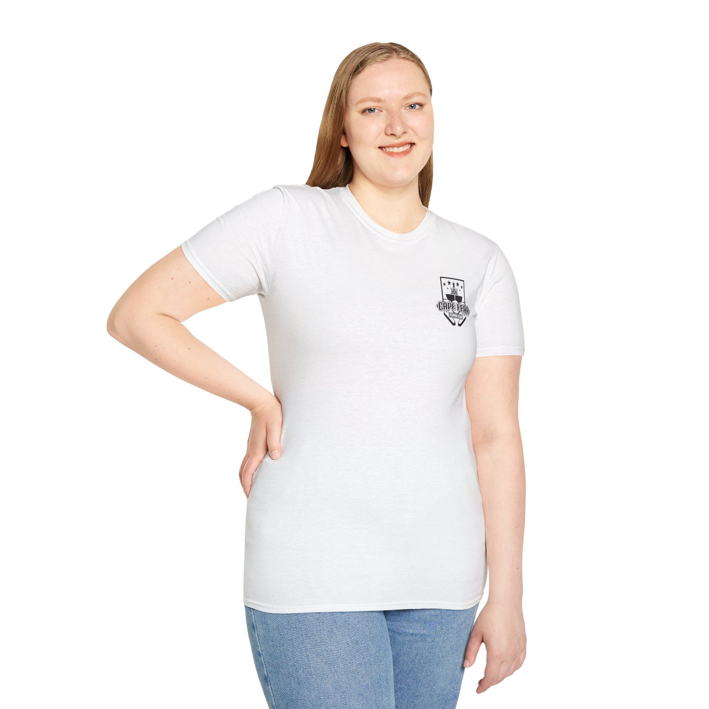 Cape Fear Flipper Club, Gaming T-Shirt, Unisex Softstyle T-Shirt, Perfect Gift for Gamers, Casual Wear, Pinball Lover Apparel