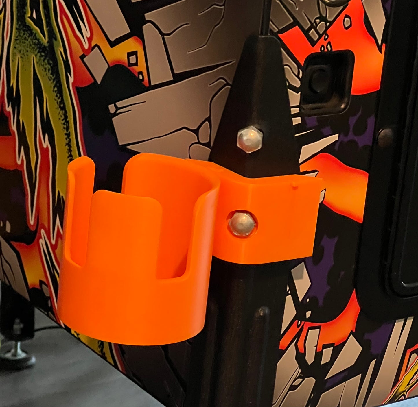 Modular-Design Pinball Cup/Drink Holder