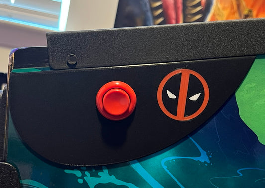 Deadpool Flipper Button Cabinet Protector Panel – Maximum Style, Minimal Wear