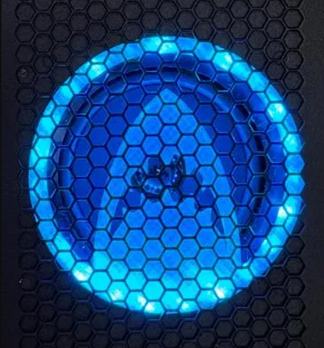 Jaws-themed LED speaker diffuser for Stern pinball
