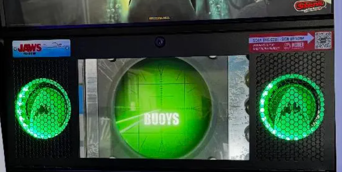 Jaws-themed LED speaker diffuser for Stern pinball