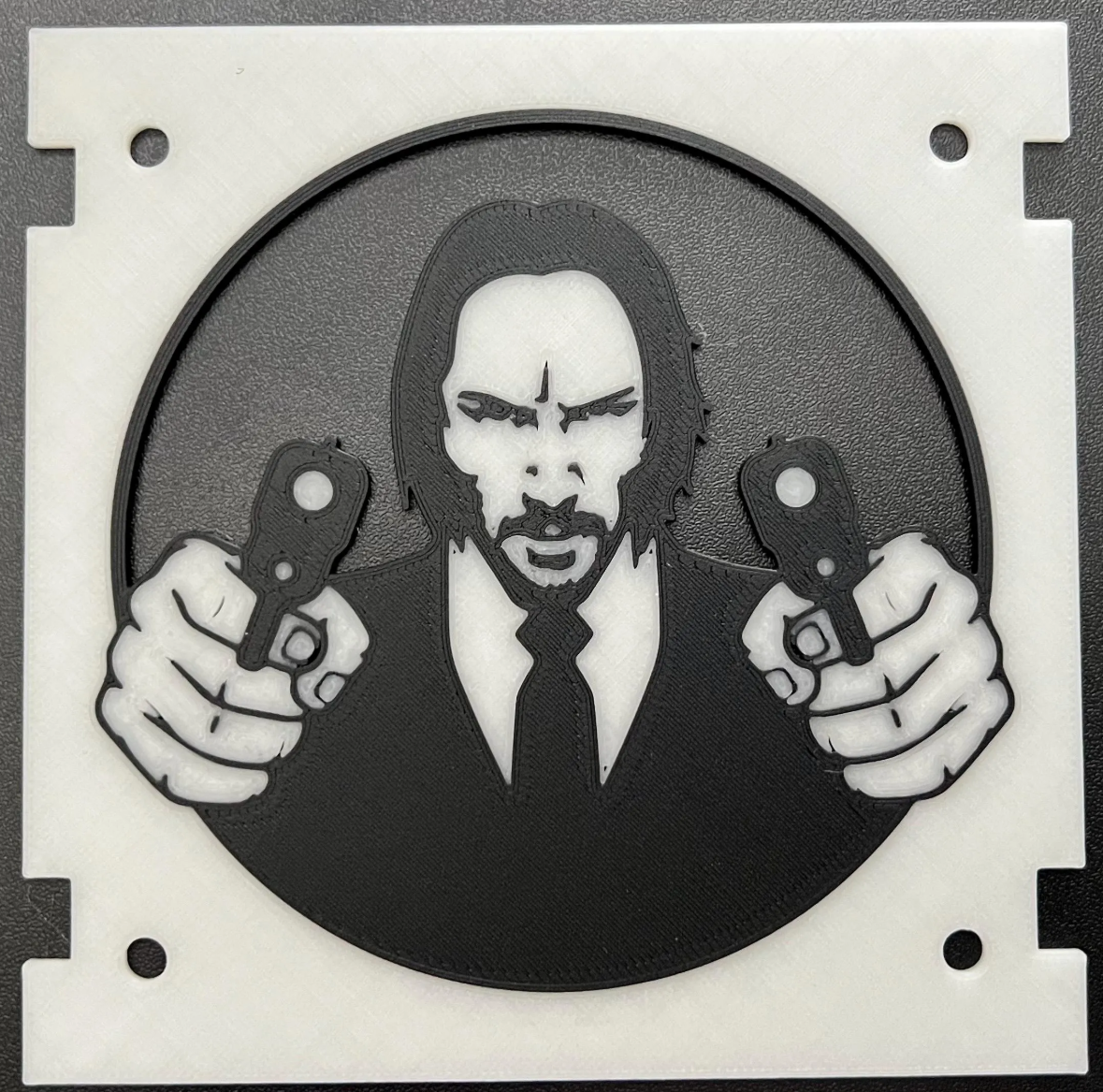 John Wick LED speaker diffuser for Stern pinball