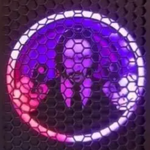 John Wick LED speaker diffuser for Stern pinball