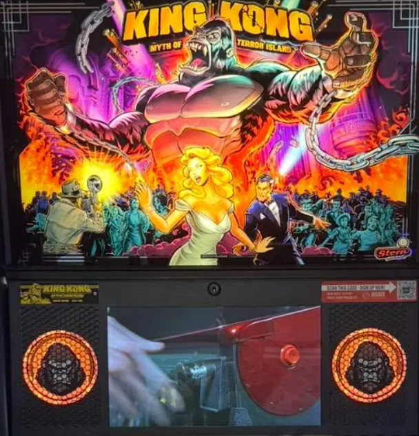 King Kong LED speaker diffuser for Stern pinball