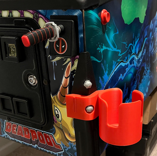 Modular-Design Pinball Cup/Drink Holder