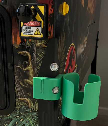 Modular-Design Pinball Cup/Drink Holder